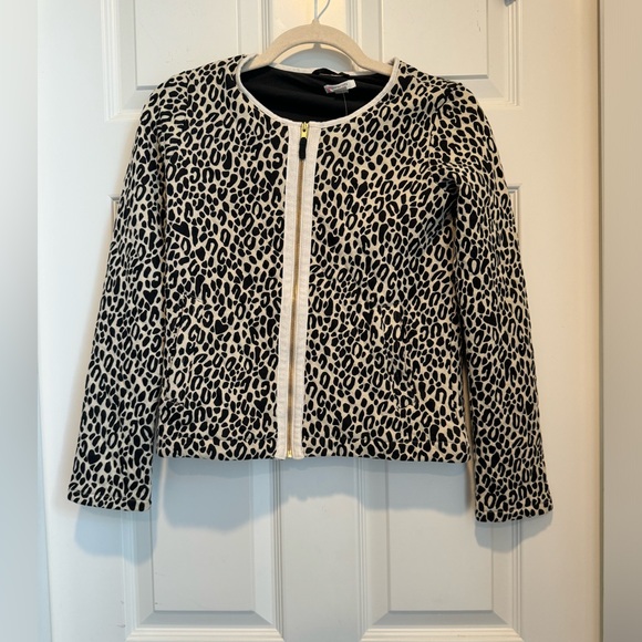 Girls' quilted jacket in leopard print J. Crew crewcuts large 10-12 new with tag - Picture 4 of 11